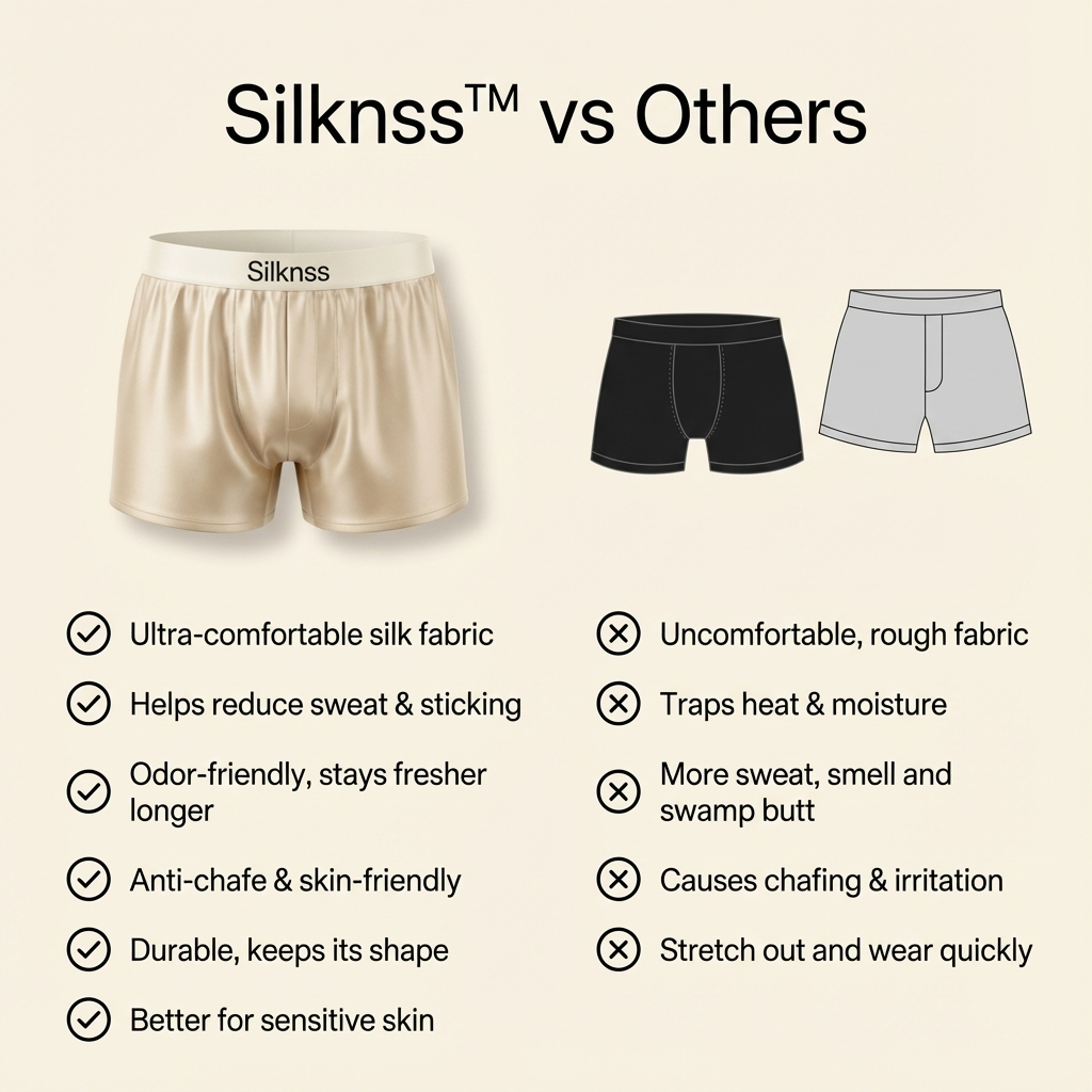 Premium Silk Boxers | All-Day Comfort